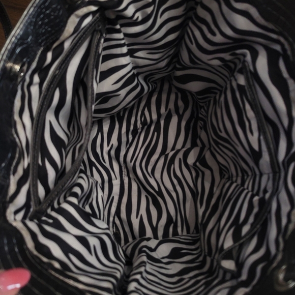 Tannery west large bag good condition pewter color - Picture 4 of 6